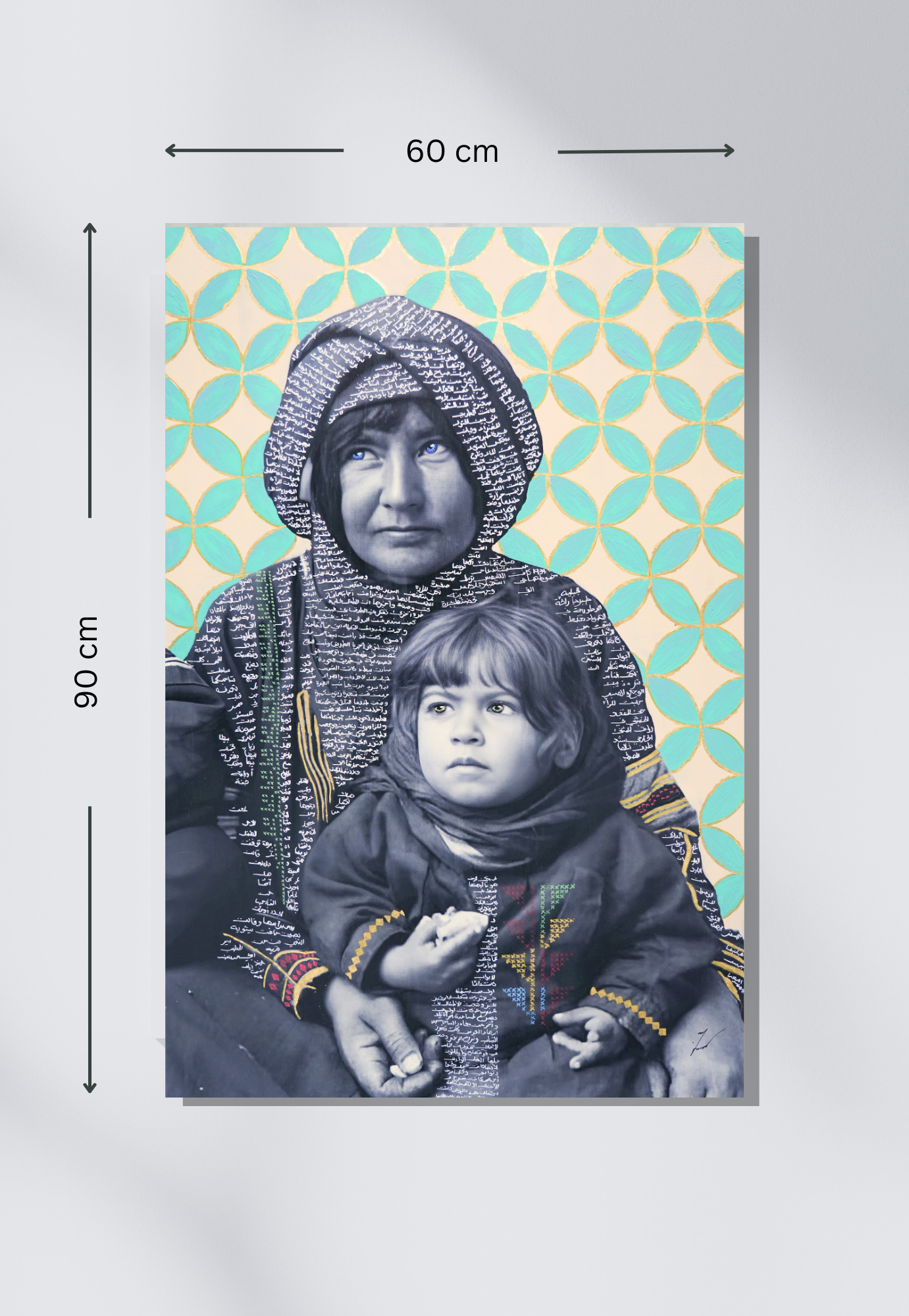 Original - In the Arms of Tiberias – A Mother's Hold, 1934