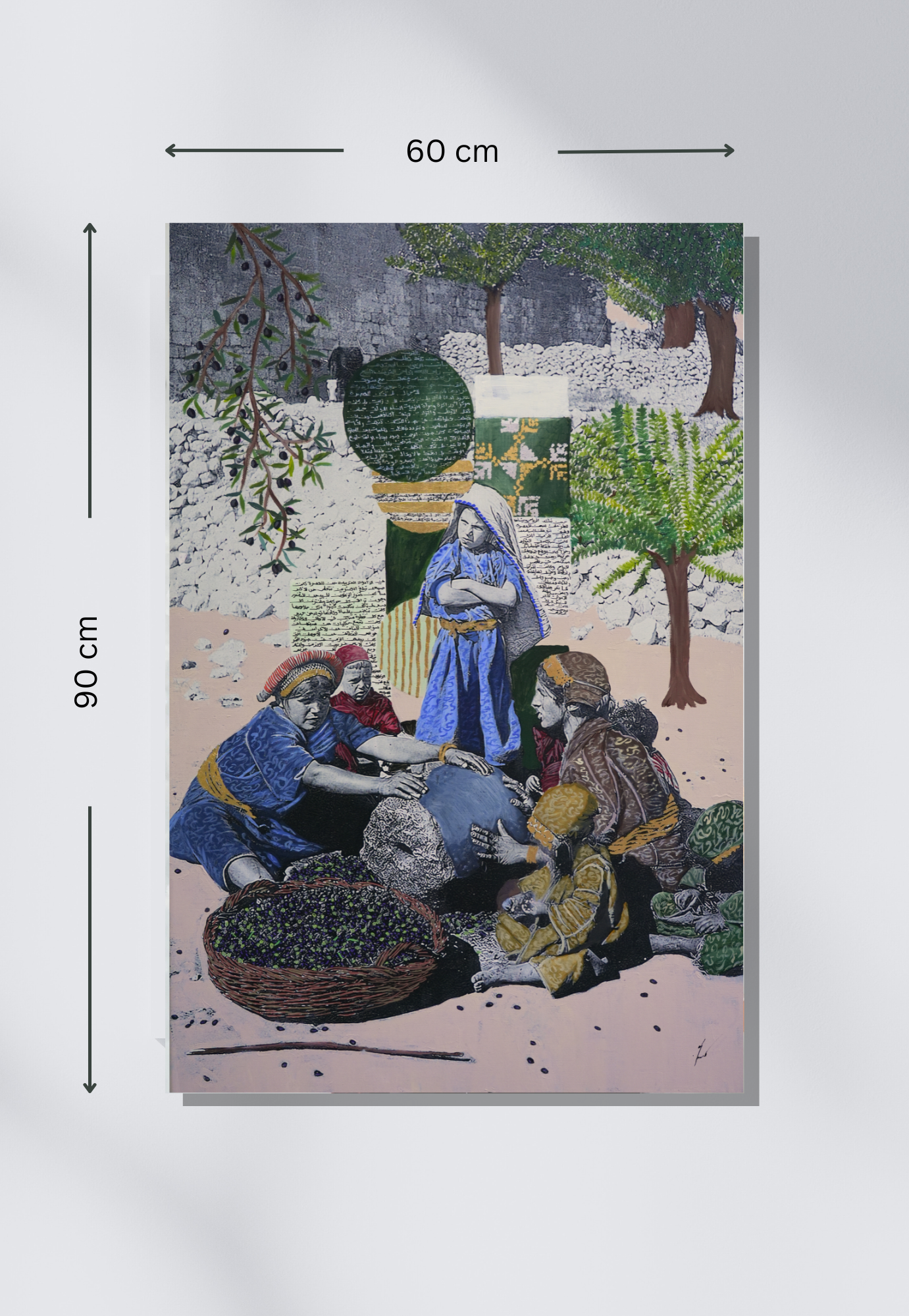 Original - Women of the Olive Press - Ramallah, 1900s