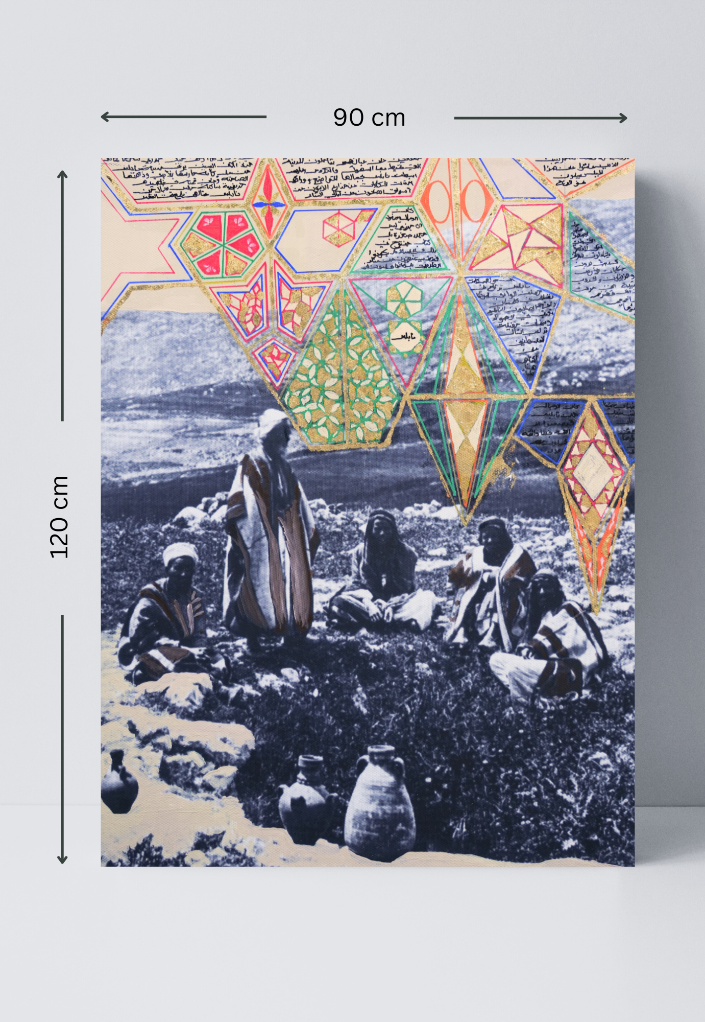 Print - Echoes from Mount Gerizim - Nablus 1869