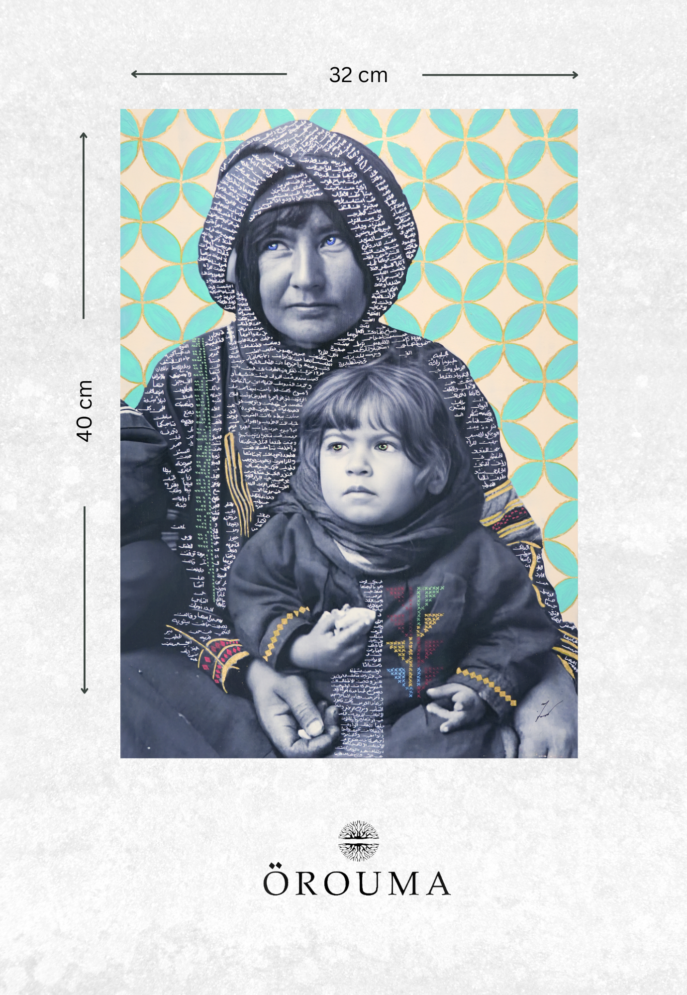 Print - In the Arms of Tiberias – A Mother's Hold, 1934