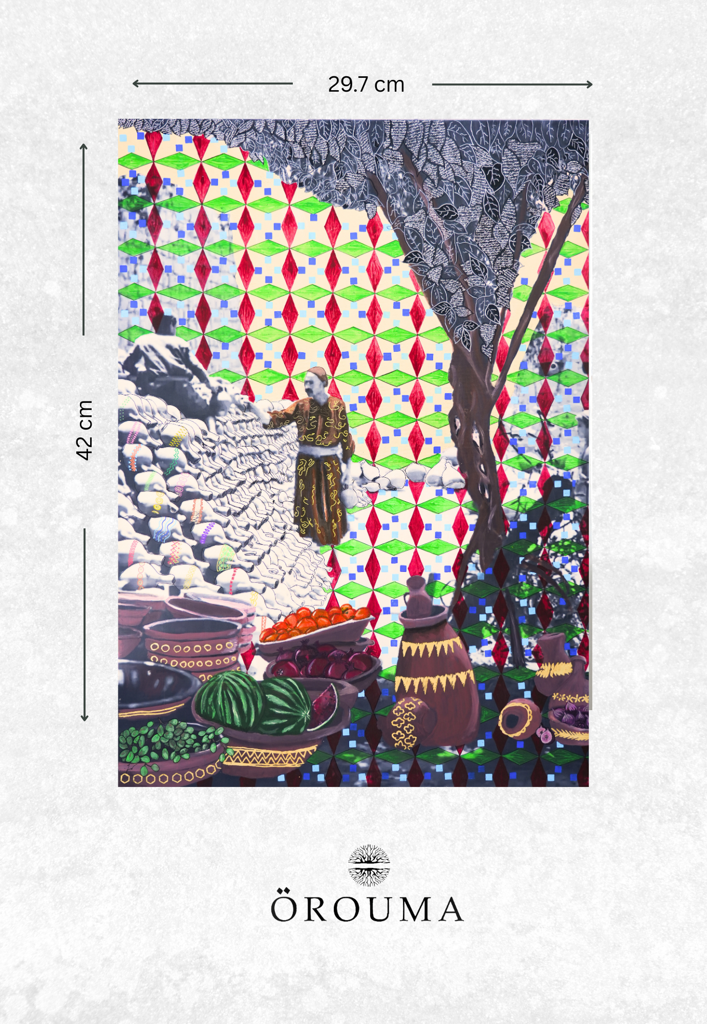 Print - Gaza’s Potter Yard, 1937