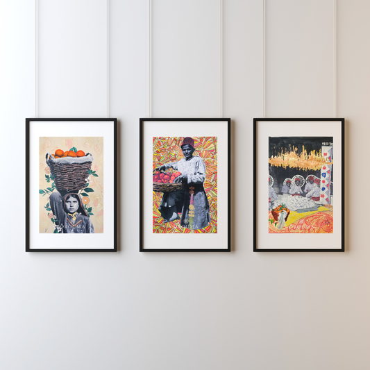 Yafa Orange Set of Three