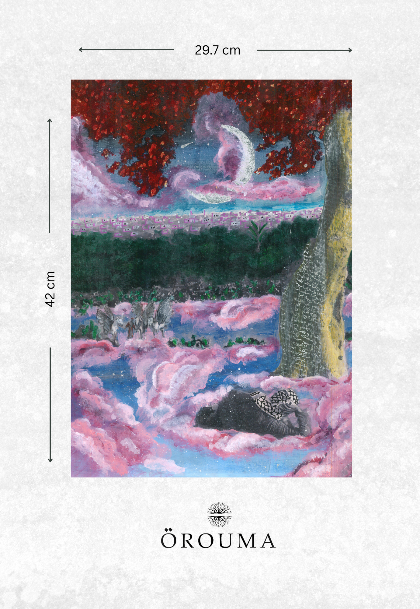 Print - Palestinian Whispers from Heaven - 1890s