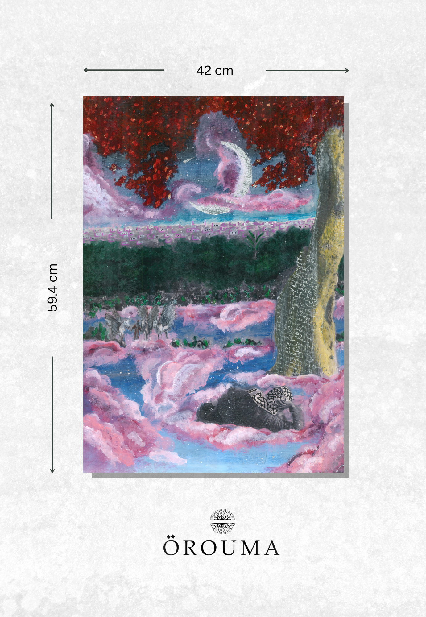 Print - Palestinian Whispers from Heaven - 1890s