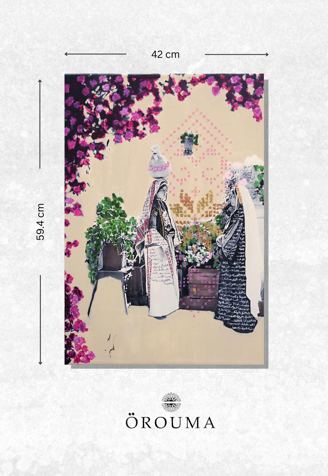 Print - Veils and Violets – Women of Ramallah, 1900s