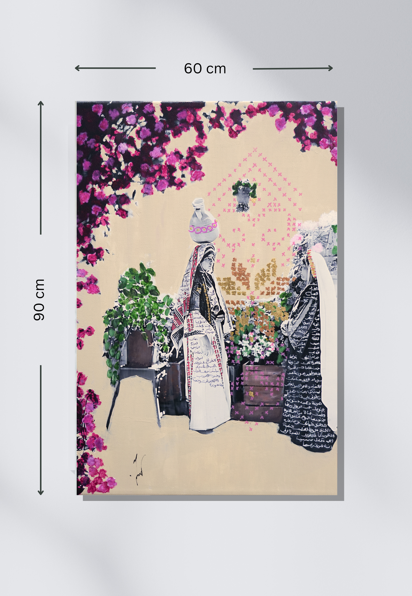 Print - Veils and Violets – Women of Ramallah, 1900s