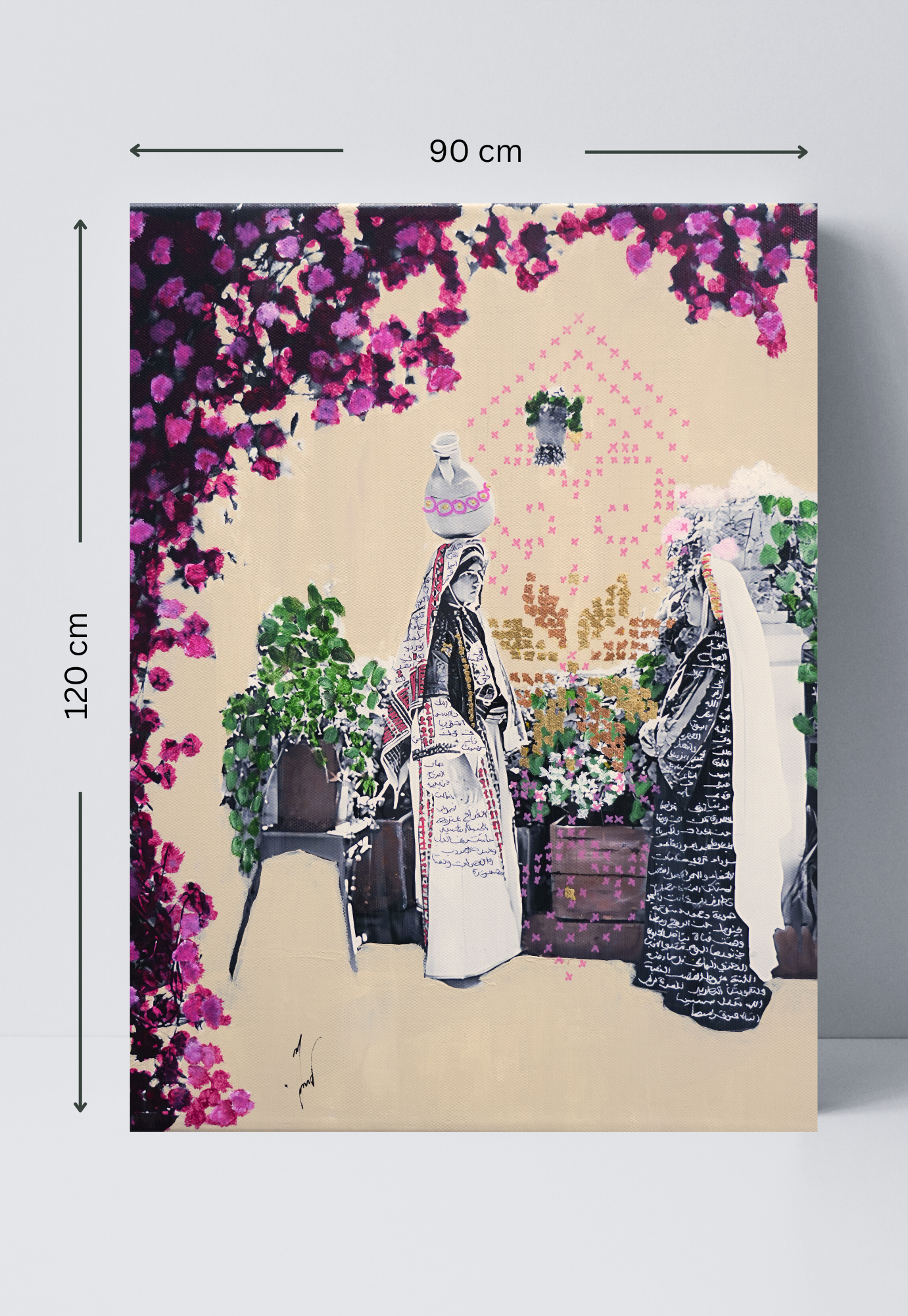 Print - Veils and Violets – Women of Ramallah, 1900s