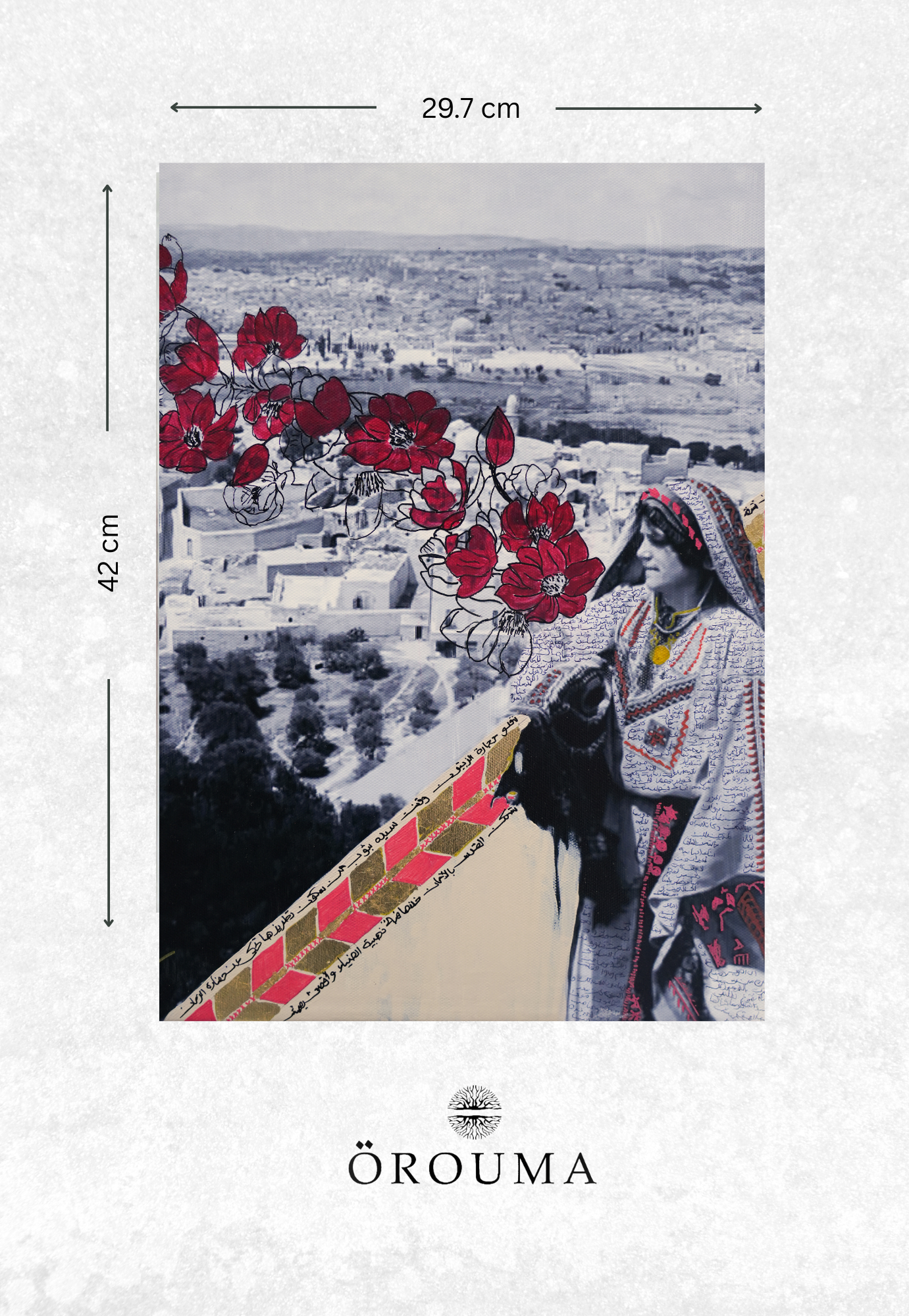 Print - A Gaze from Hai Al Zaytoon – Jerusalem, 1929