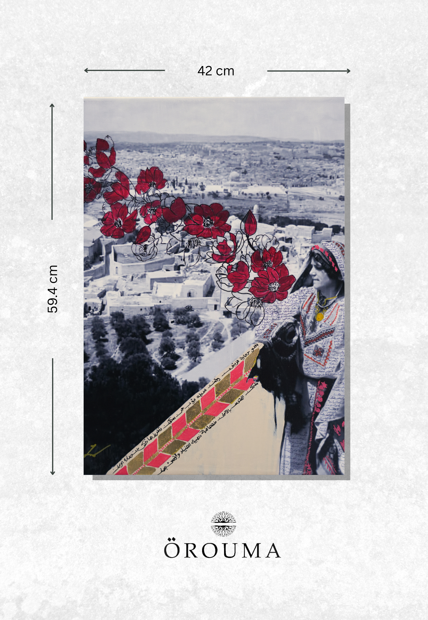 Print - A Gaze from Hai Al Zaytoon – Jerusalem, 1929