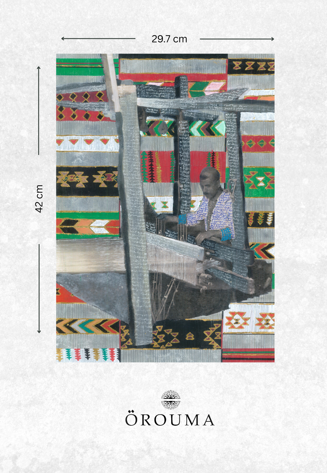 Print - Gaza's Woven Symphonies - 1896