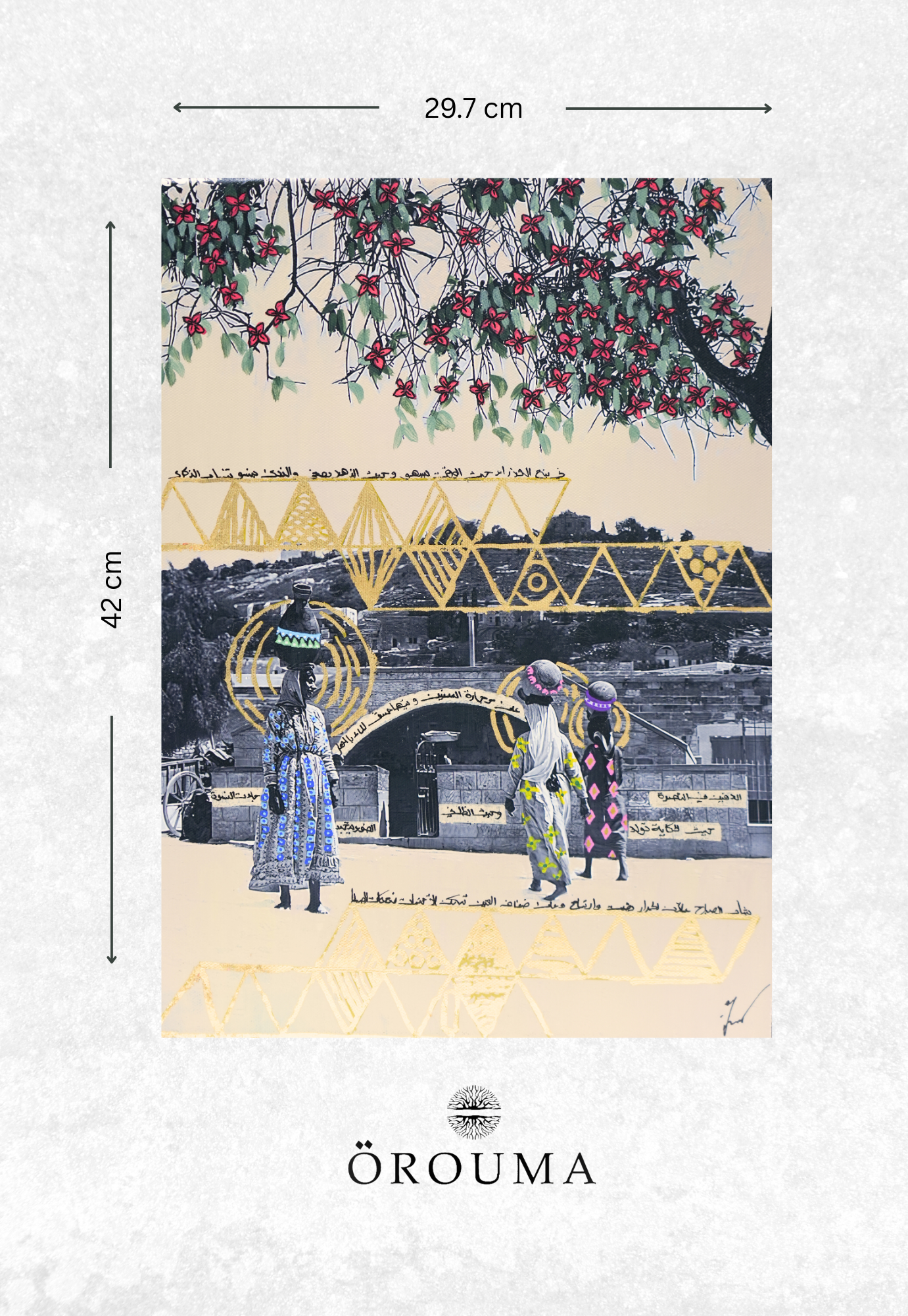 Print - A Walk to Nazareth’s Virgin Spring 1930s