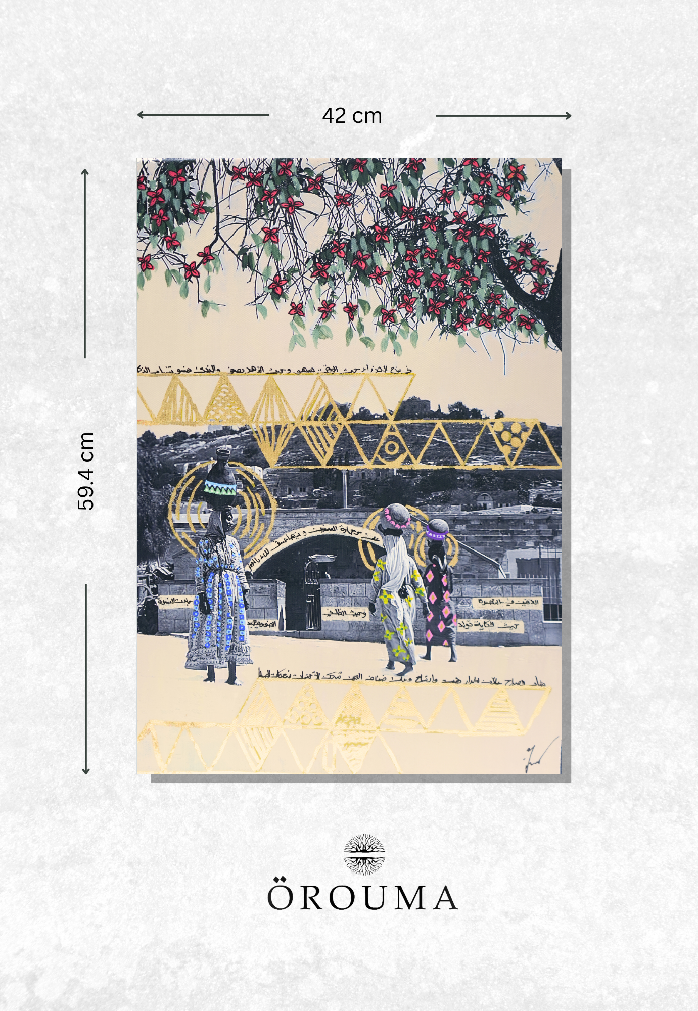 Print - A Walk to Nazareth’s Virgin Spring 1930s