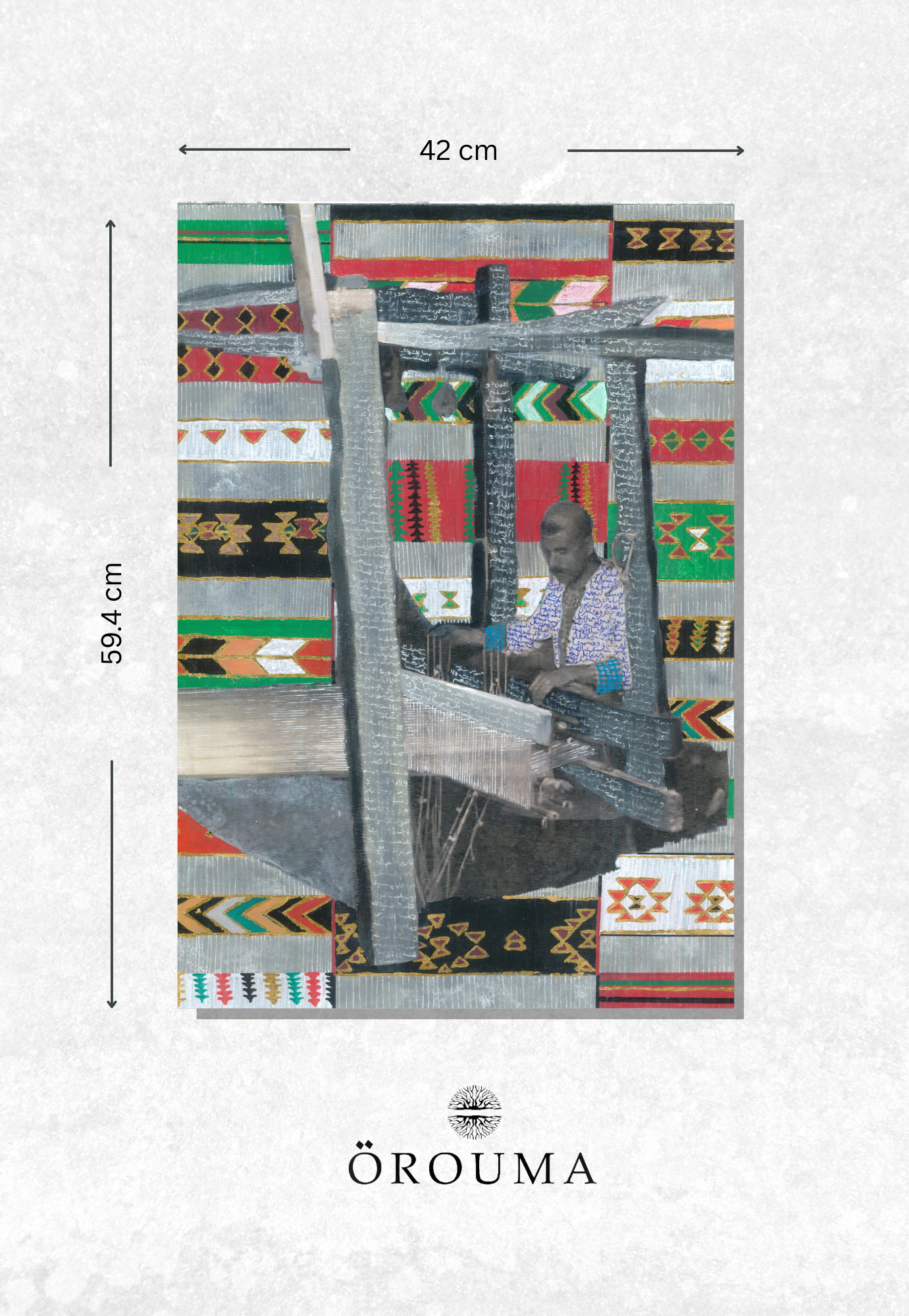 Print - Gaza's Woven Symphonies - 1896