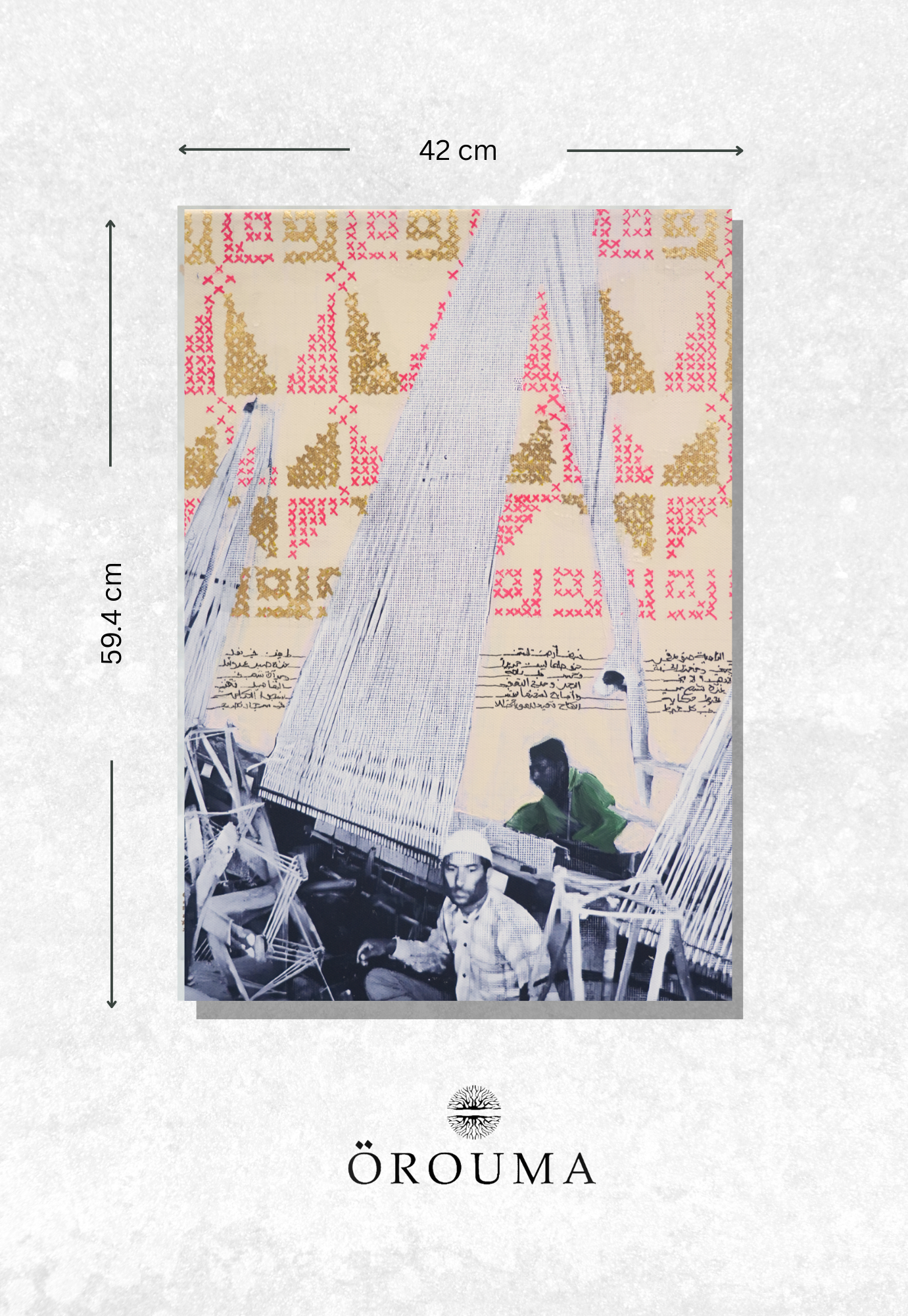 Print - Crafting Identity – Gaza Weaving Shop, Early 1900s