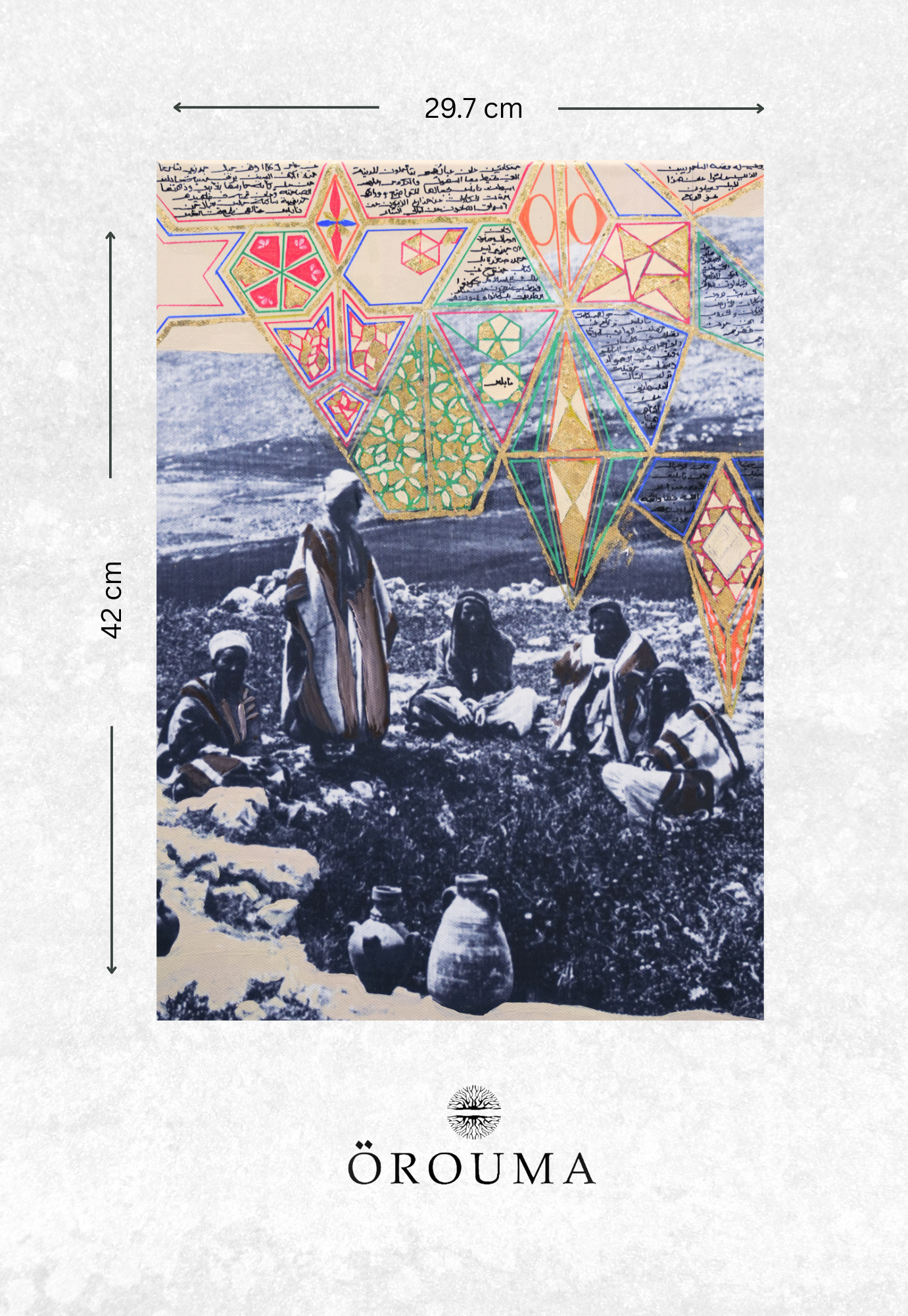 Print - Echoes from Mount Gerizim - Nablus 1869