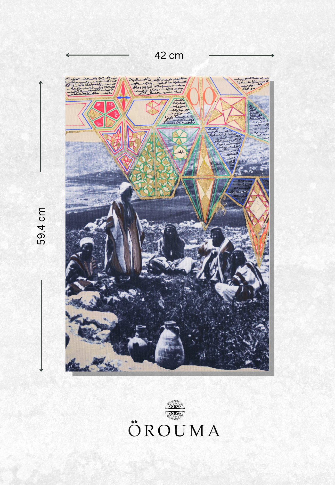 Print - Echoes from Mount Gerizim - Nablus 1869