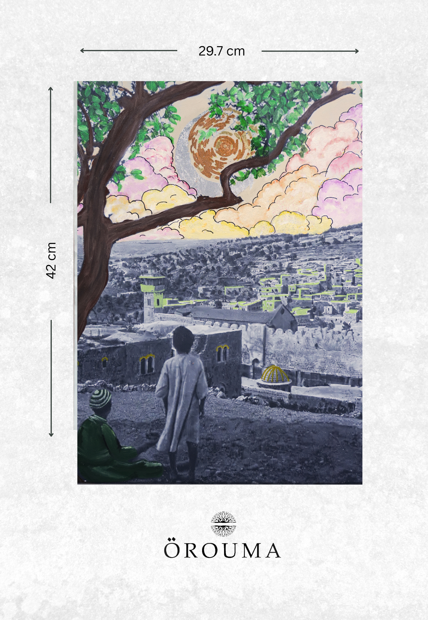 Print - The City Below, The Dream Ahead – Hebron 1929