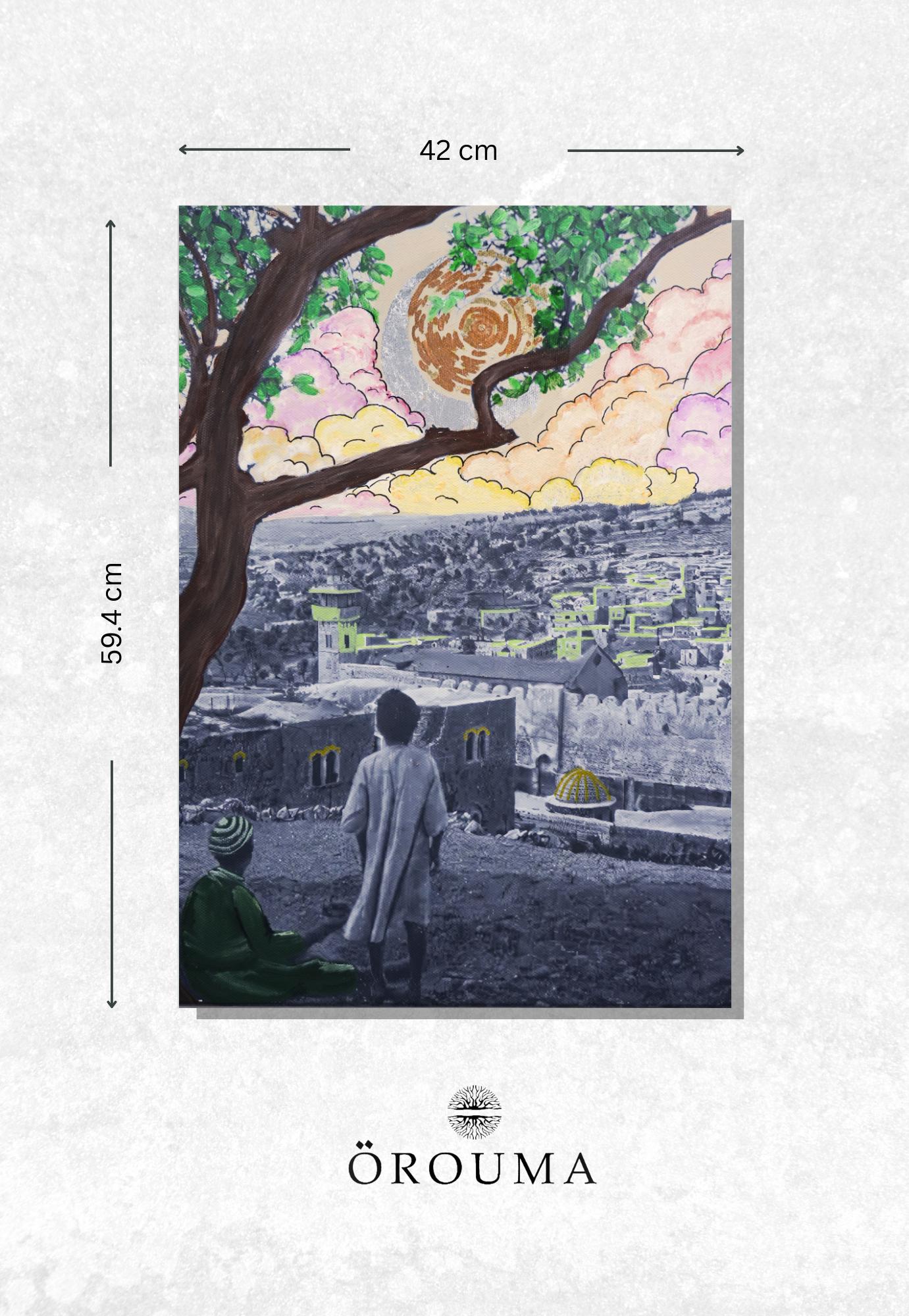 Print - The City Below, The Dream Ahead – Hebron 1929