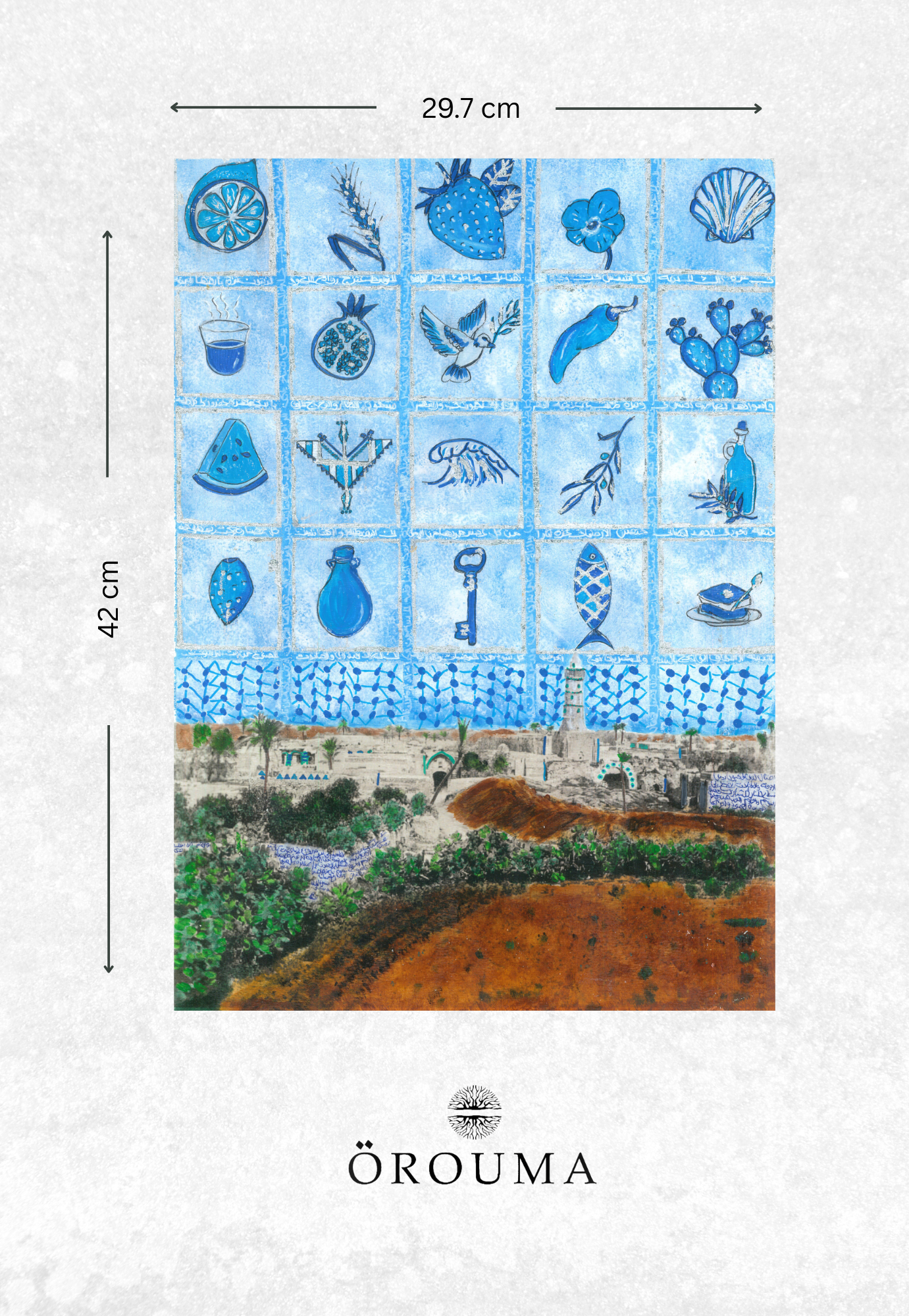 Print - Icons of Gaza - 1862