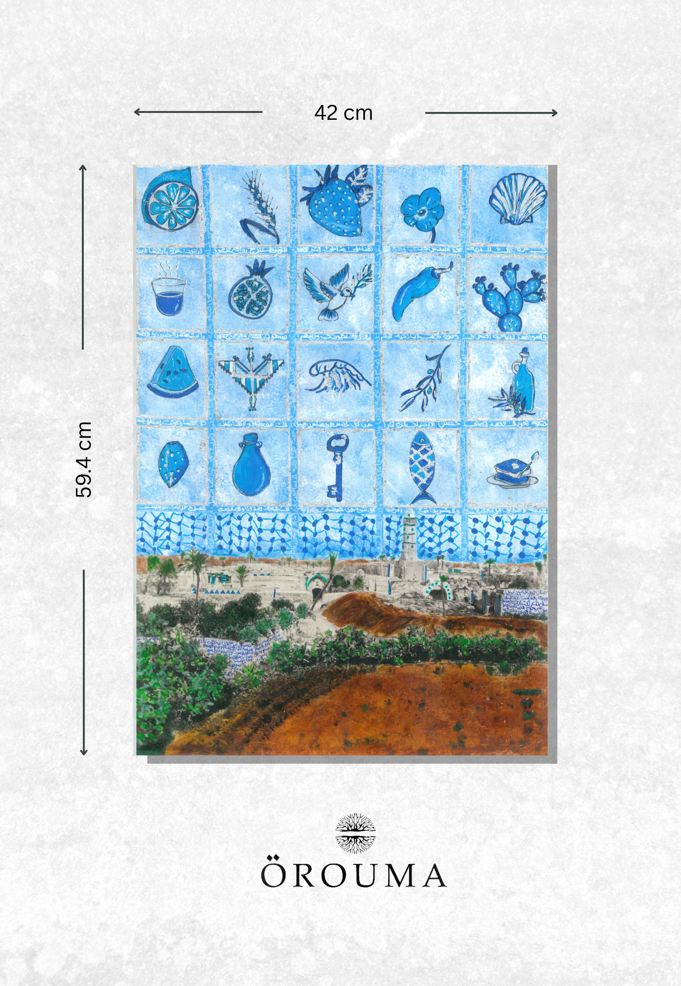 Print - Icons of Gaza - 1862