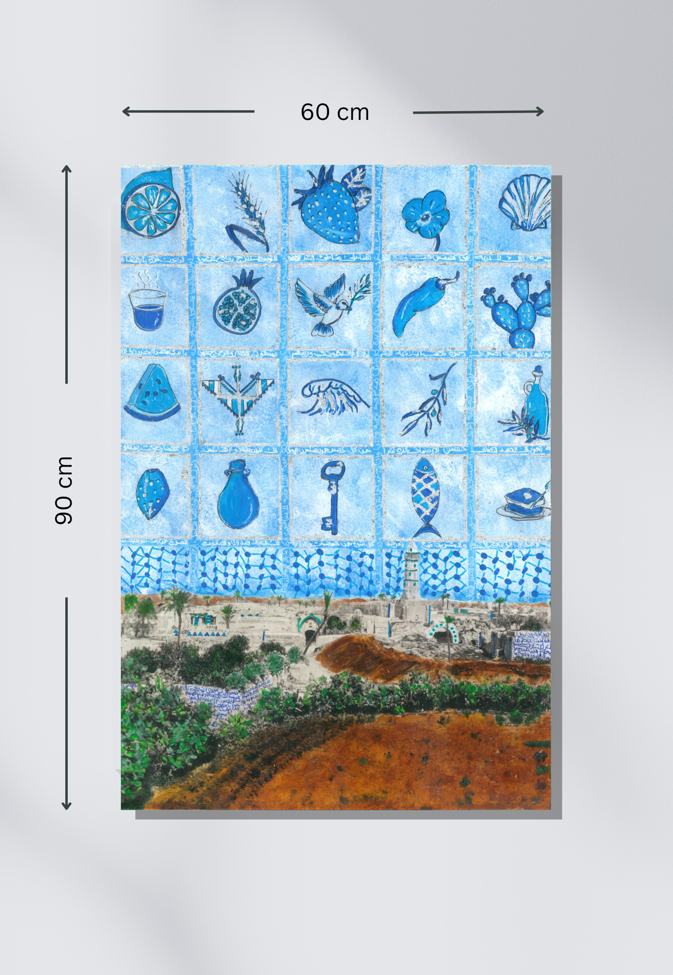 Print - Icons of Gaza - 1862