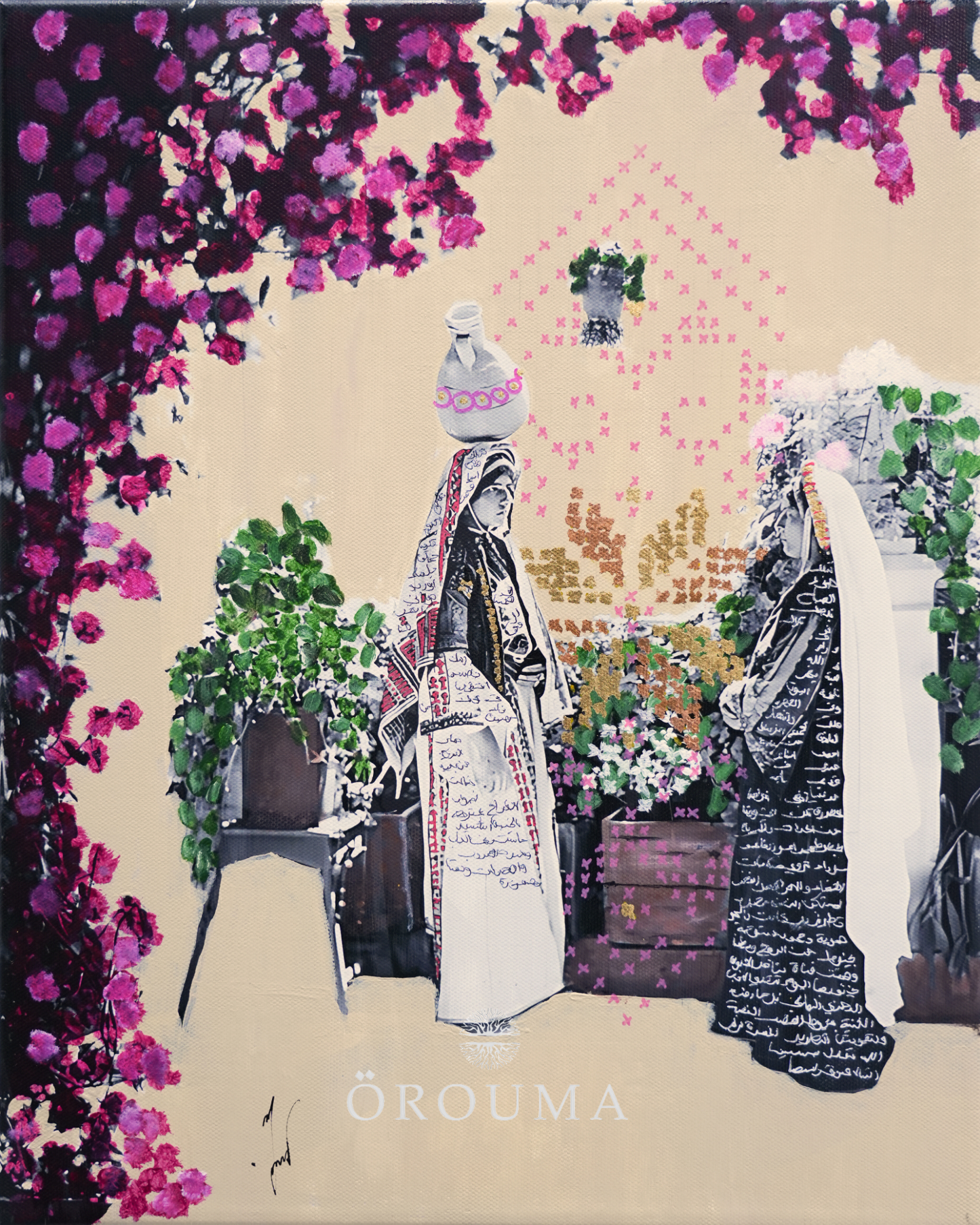 Original - Veils and Violets – Women of Ramallah, 1900s