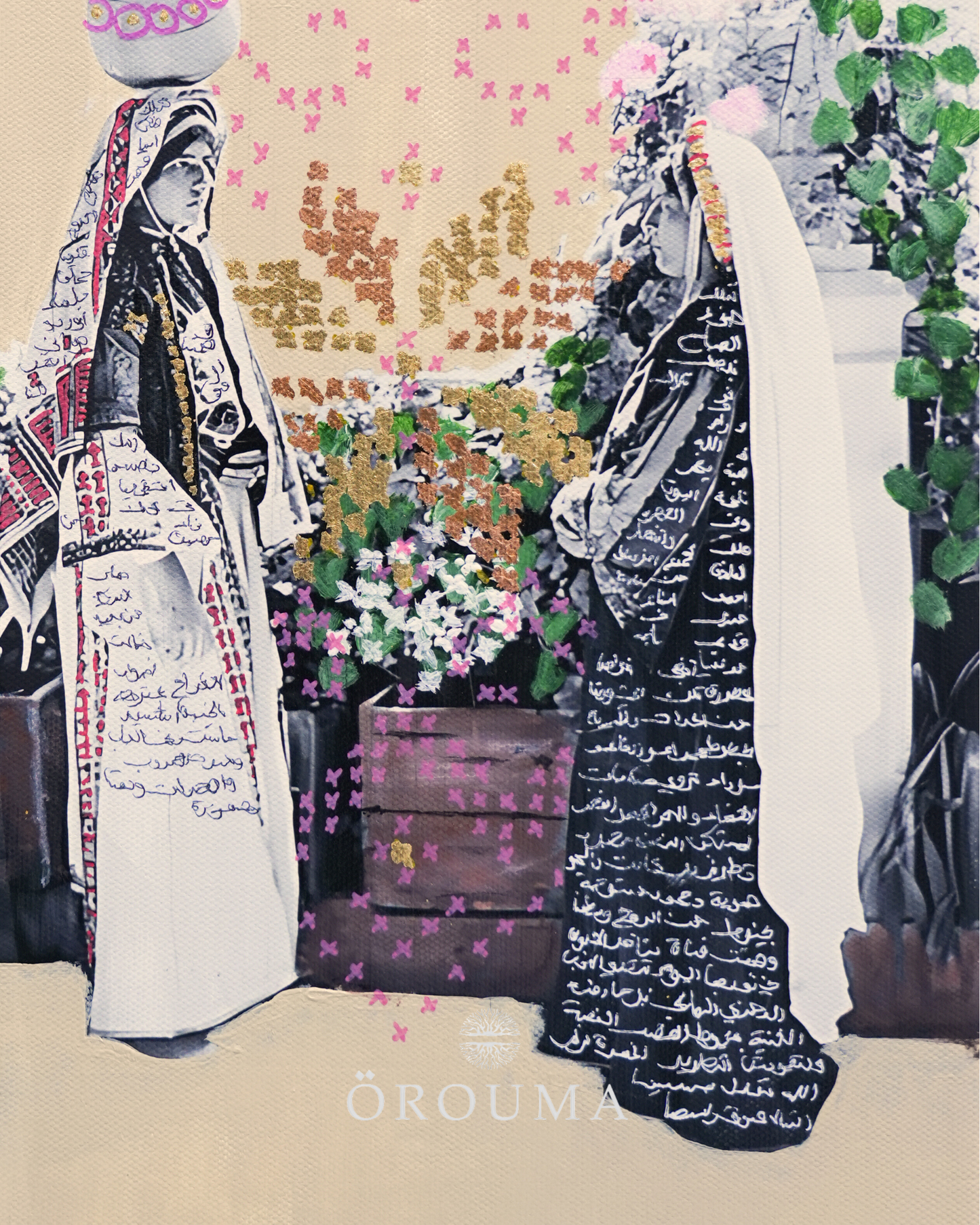 Original - Veils and Violets – Women of Ramallah, 1900s